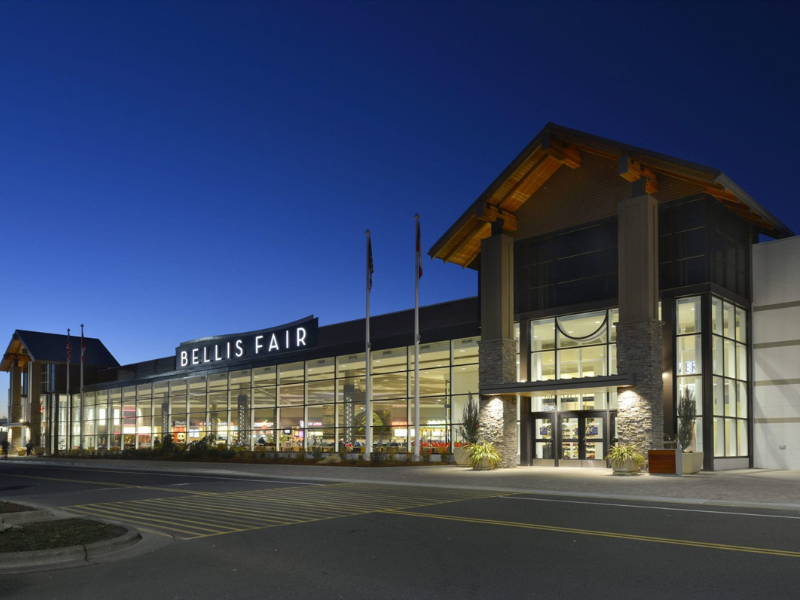 Bellis Fair Mall at closing time. Located in the Meridian Neighborhood.